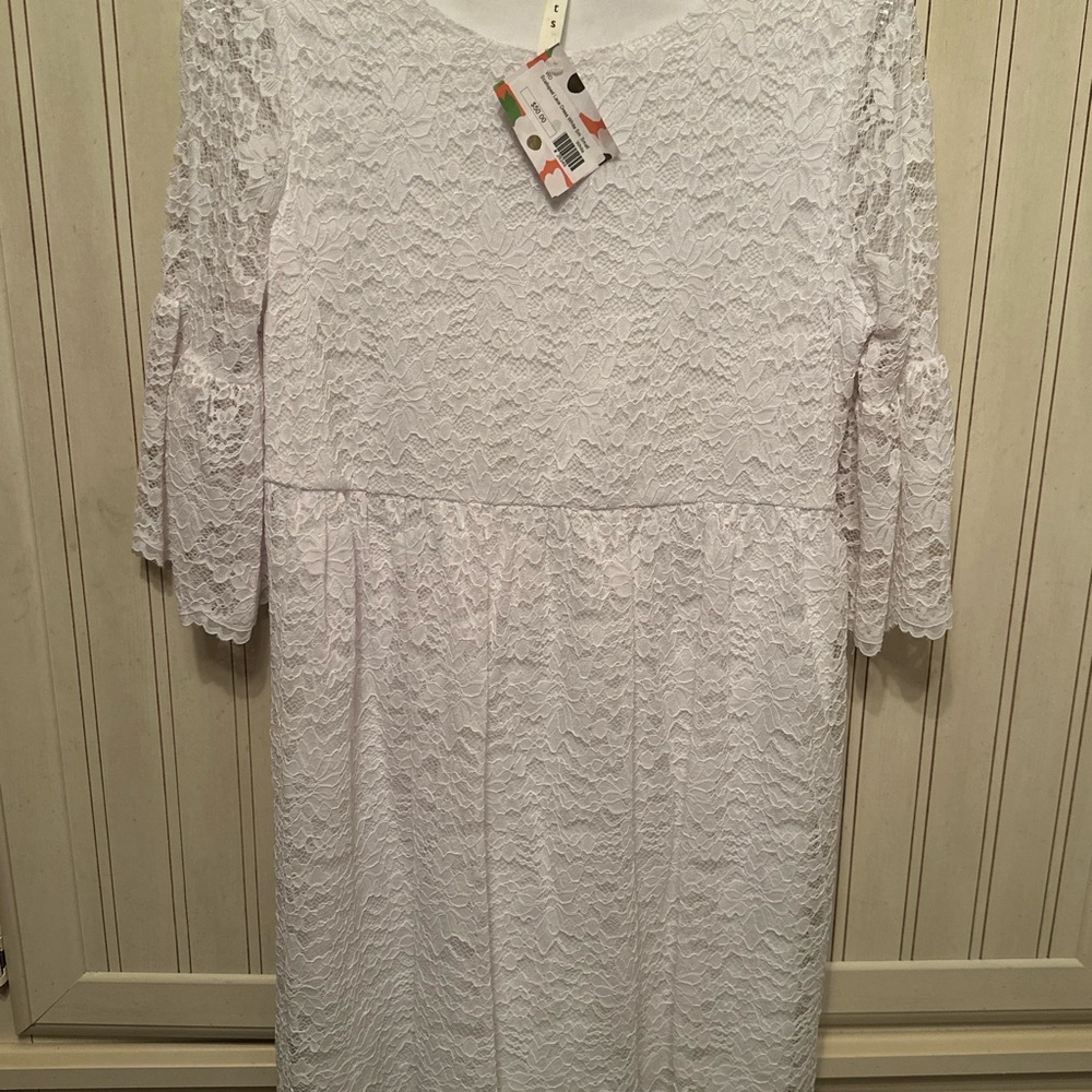 MTS White Lace Dress
